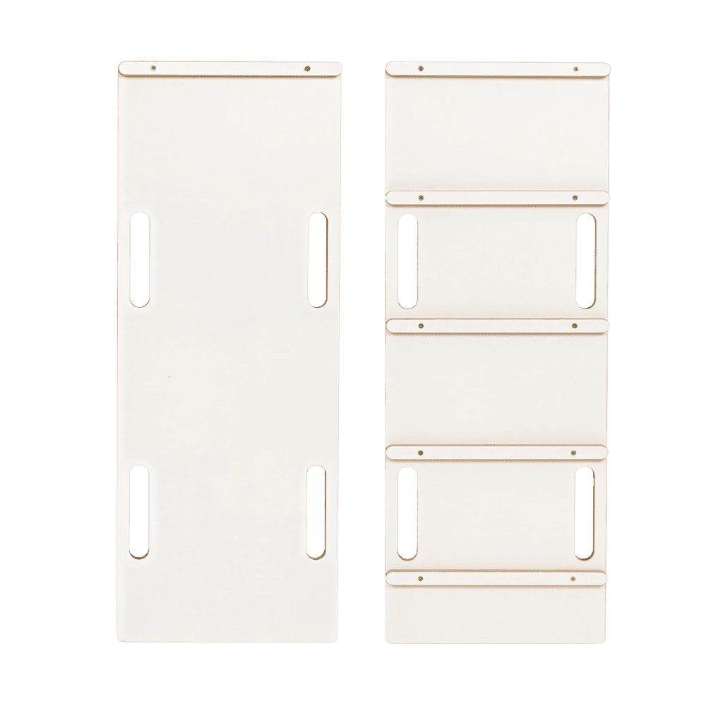 Mecedora cómoda para niños con cojín, tobogán y escalera - Pequeña en rosa polvoriento claro | Motricidade Tinitto – Fabricación europea