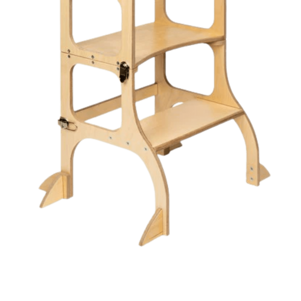 Tour d'Observation 2 - en - 1 STEP'n'SIT® – Sécurité Renforcée en Noir | Motricidade Tinitto – Fabrication européenne