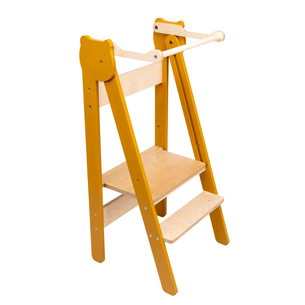 Tour d’Observation Montessori Compacte et Sécurisée en Safari/Bois | Motricidade Tinitto – Fabrication européenne