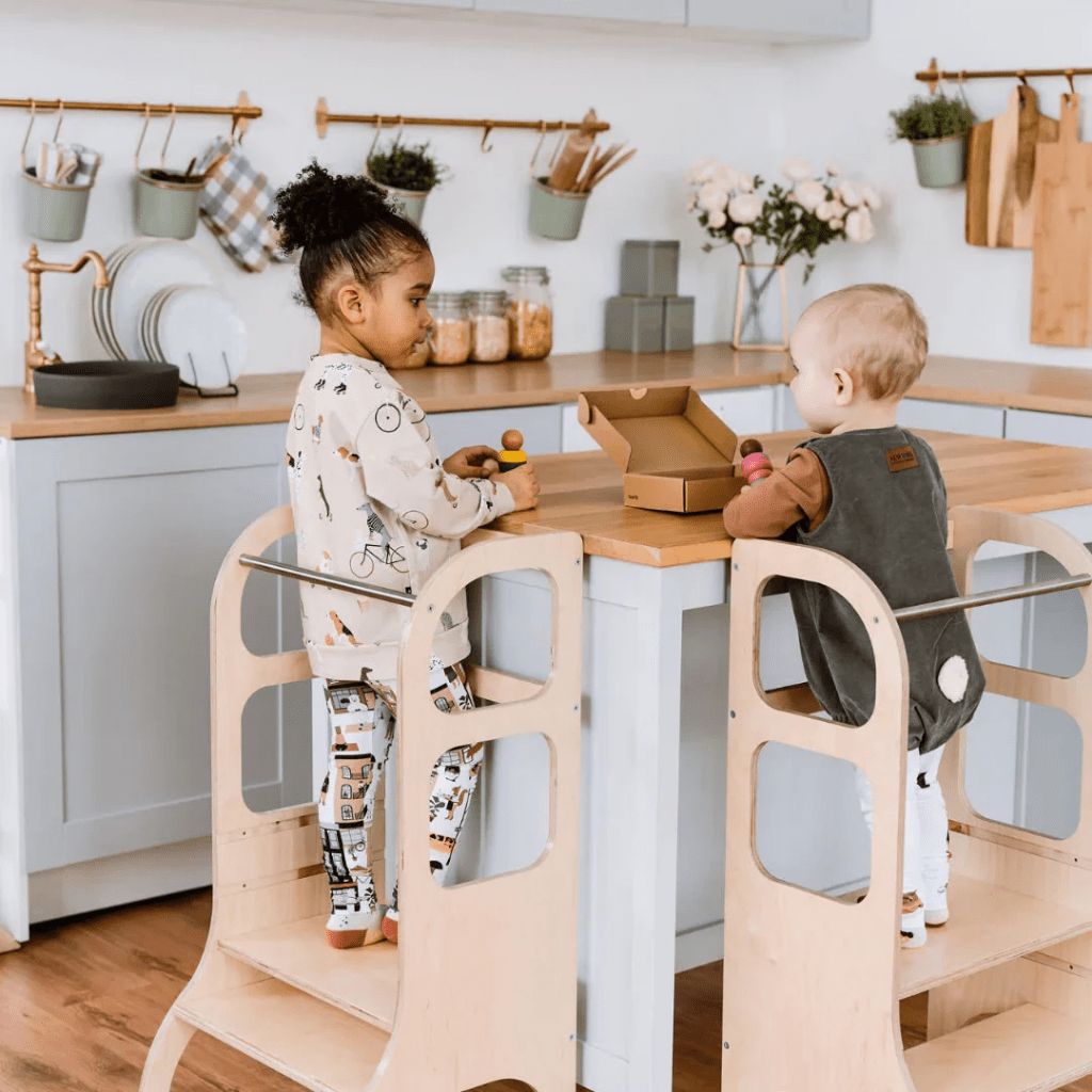 Tour d'Observation Montessori STEP UP – Avec Pieds de Support en | Motricidade Tinitto – Fabrication européenne