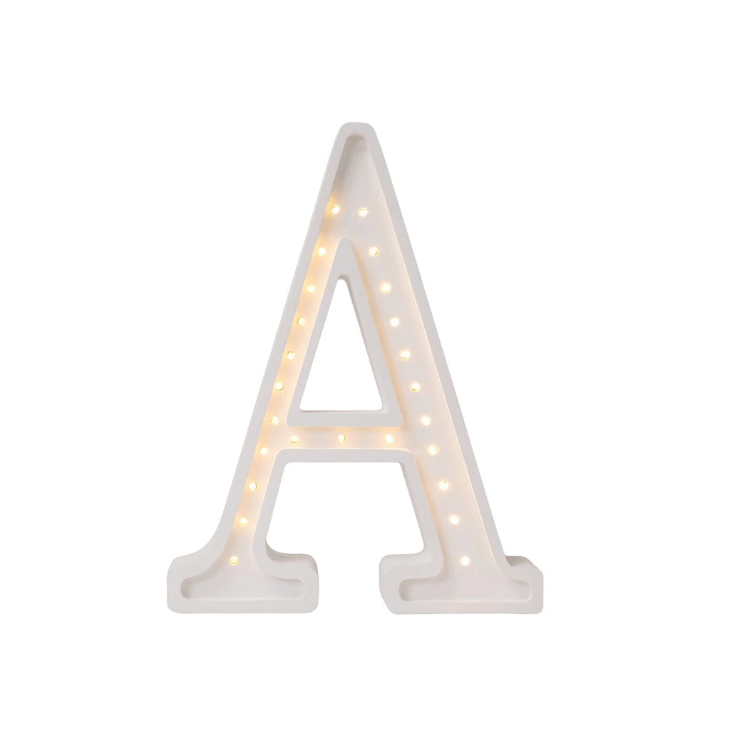 Veilleuse Lettre "A" en Bois de Pin en L | Decoração Tinitto – Fabrication européenne