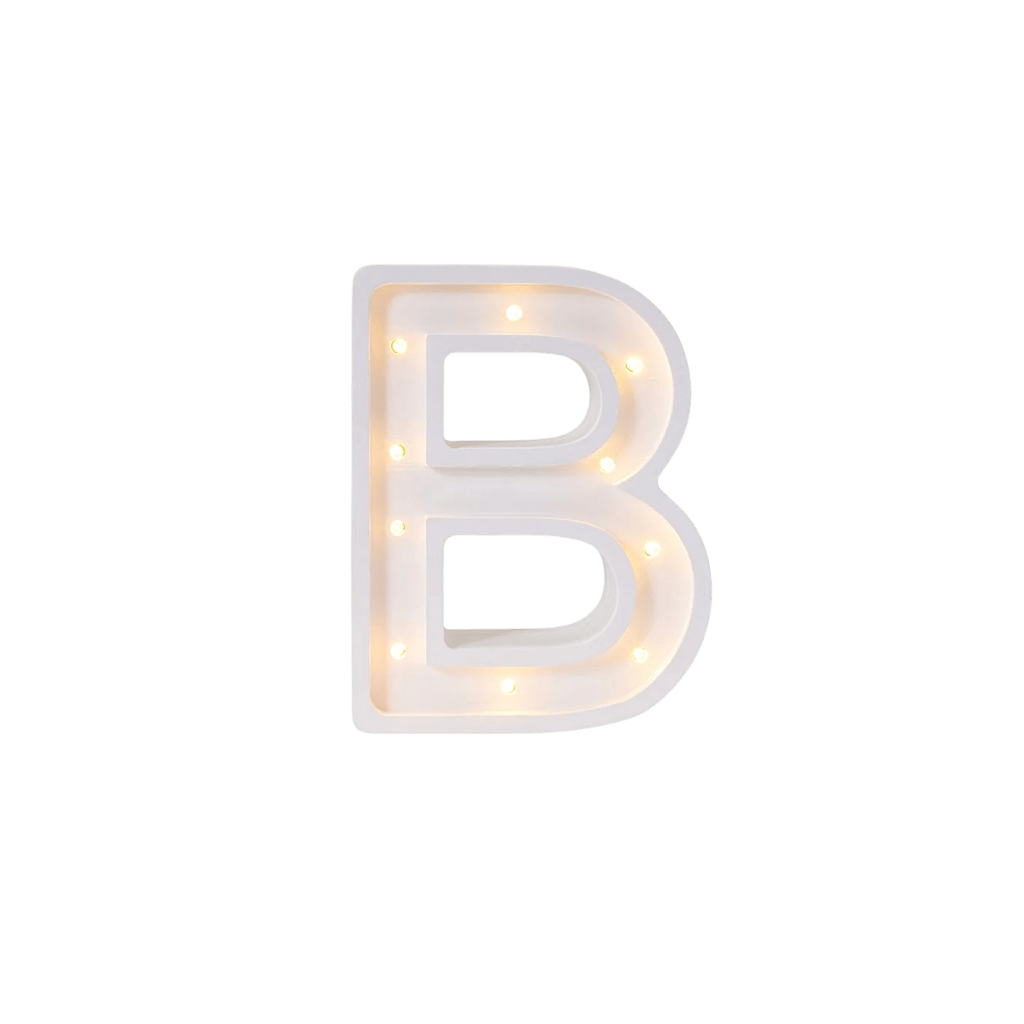 Veilleuse Lettre "B" en Bois de Pin en S | Decoração Tinitto – Fabrication européenne