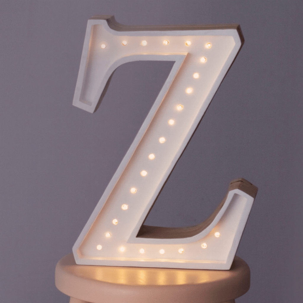 Veilleuse Lettre "U" en Bois de Pin en S | Decoração Tinitto – Fabrication européenne