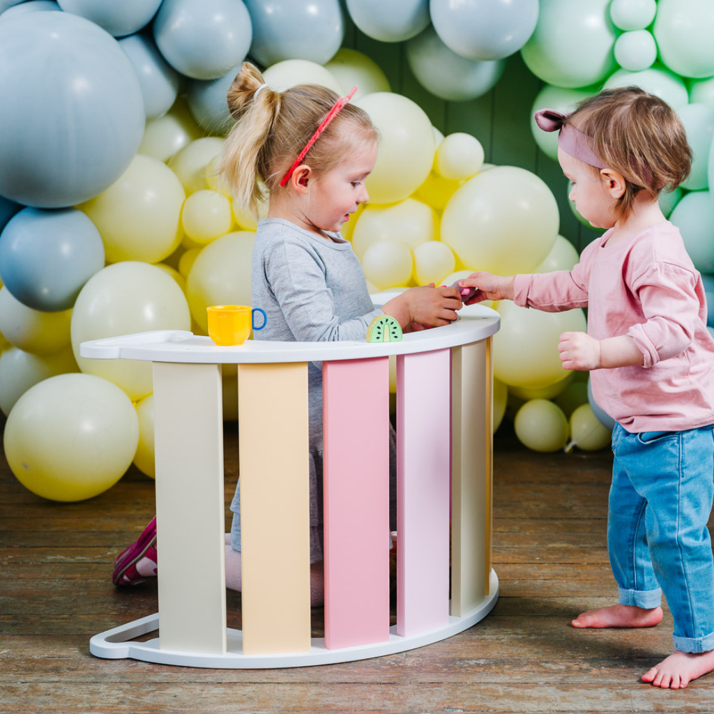 Arche d'Escalade & Balancelle "The Sway" – Arc - en - Ciel (Montessori) en Bois | Motricidade Tinitto – Fabrication européenne