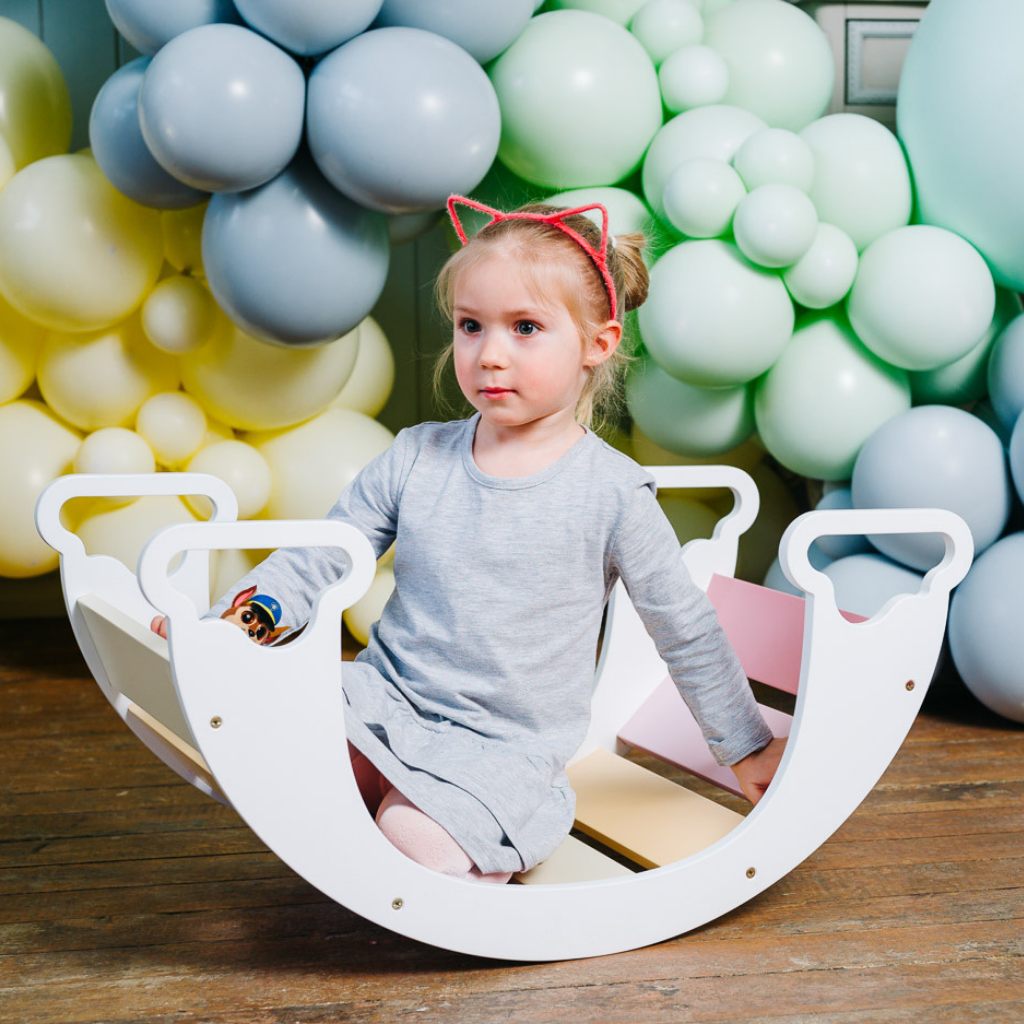 Arche d'Escalade & Balancelle "The Sway" – Arc - en - Ciel (Montessori) en Bois | Motricidade Tinitto – Fabrication européenne