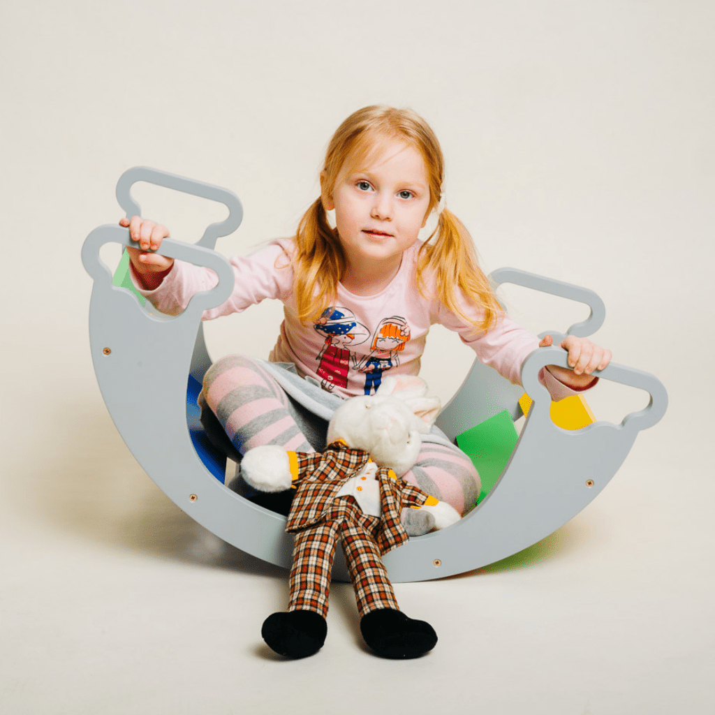 Arche d'Escalade & Balancelle "The Sway" – Arc - en - Ciel (Montessori) en Bois | Motricidade Tinitto – Fabrication européenne