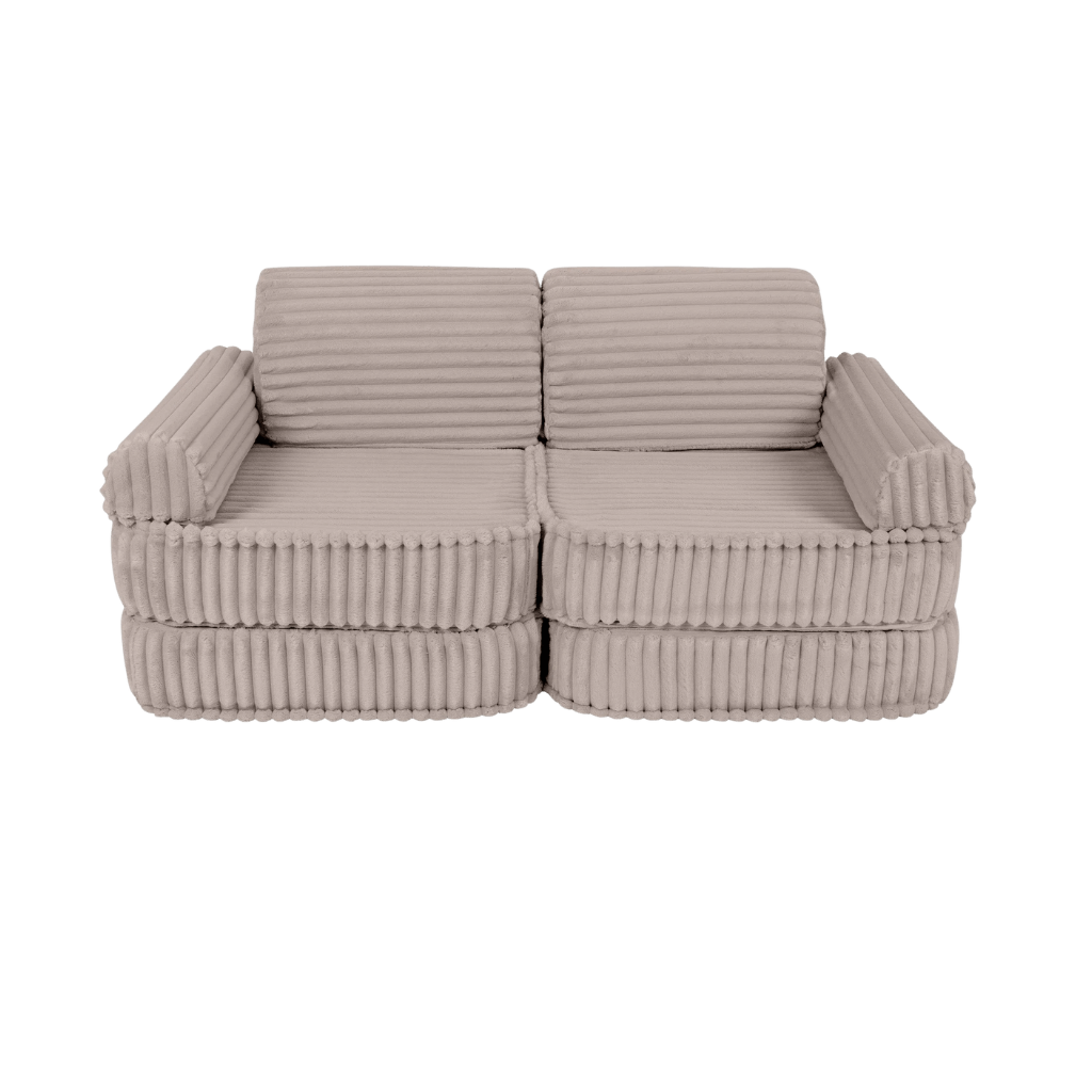 Sofá Modular Médio Infantil - Churros Bege em | Decoração Tinitto – Fabricação europeia