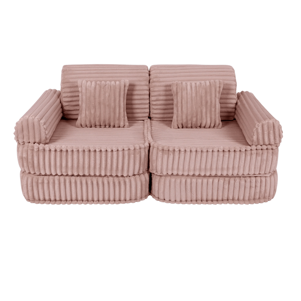 Sofá Modular Médio Infantil - Churros Rosa en | Decoração Tinitto – Fabricação europeia