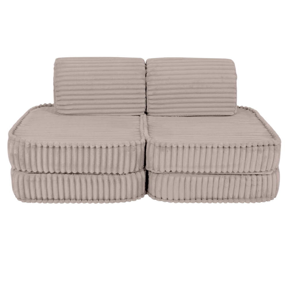 Canapé Modulable Enfant "Basic" 4 Pièces Churros – MeowBaby - Beige en | Conforto Tinitto – Fabrication européenne