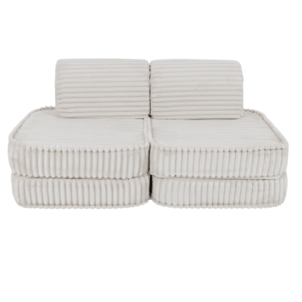 Canapé Modulable Enfant "Basic" 4 Pièces Churros – MeowBaby - Blanc en | Conforto Tinitto – Fabrication européenne