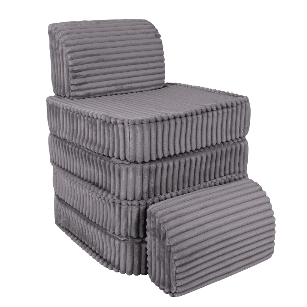 Canapé Modulable Enfant "Basic" 4 Pièces Churros – MeowBaby - Gris jurassique en | Conforto Tinitto – Fabrication européenne