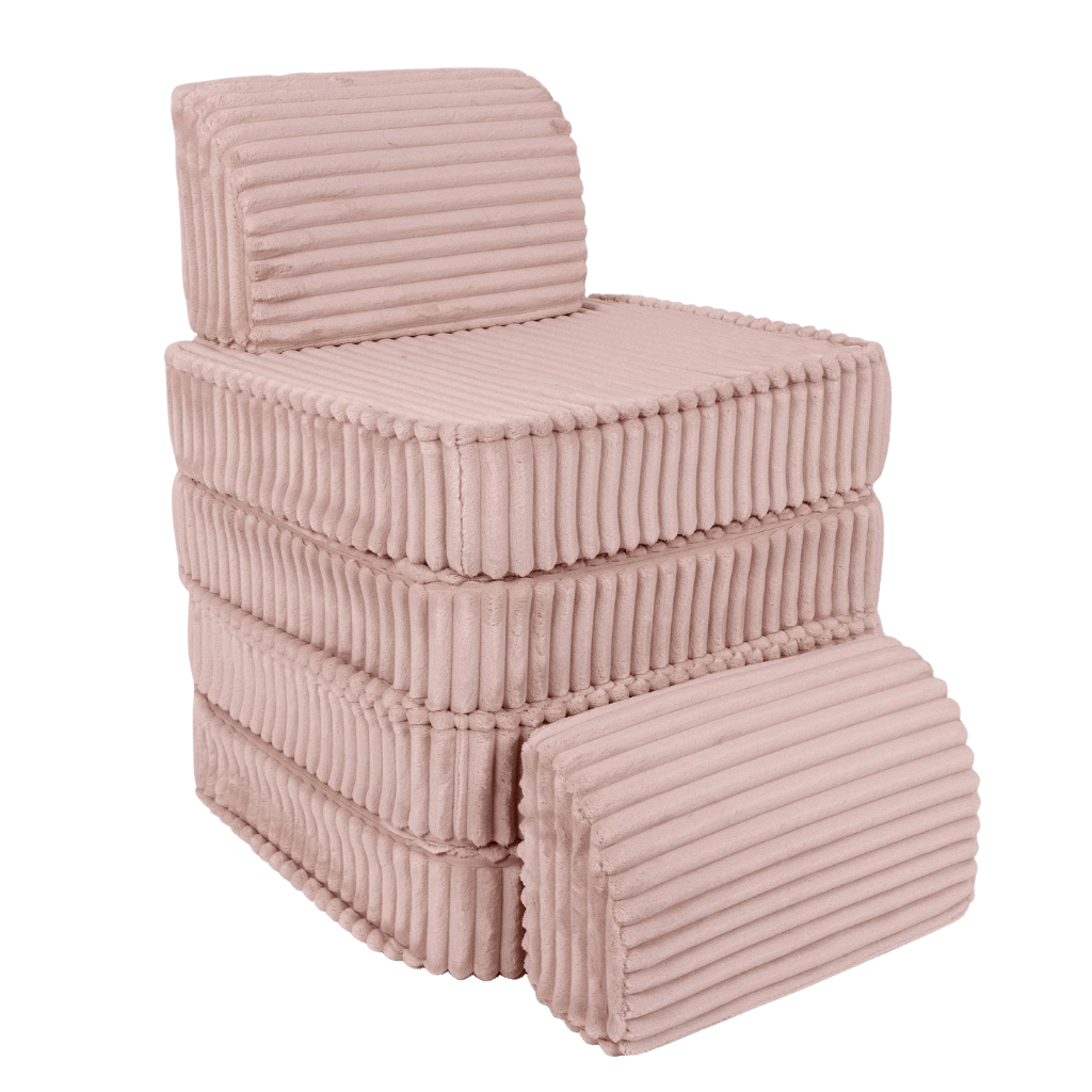 Canapé Modulable Enfant "Basic" 4 Pièces Churros – MeowBaby - Rose en | Conforto Tinitto – Fabrication européenne