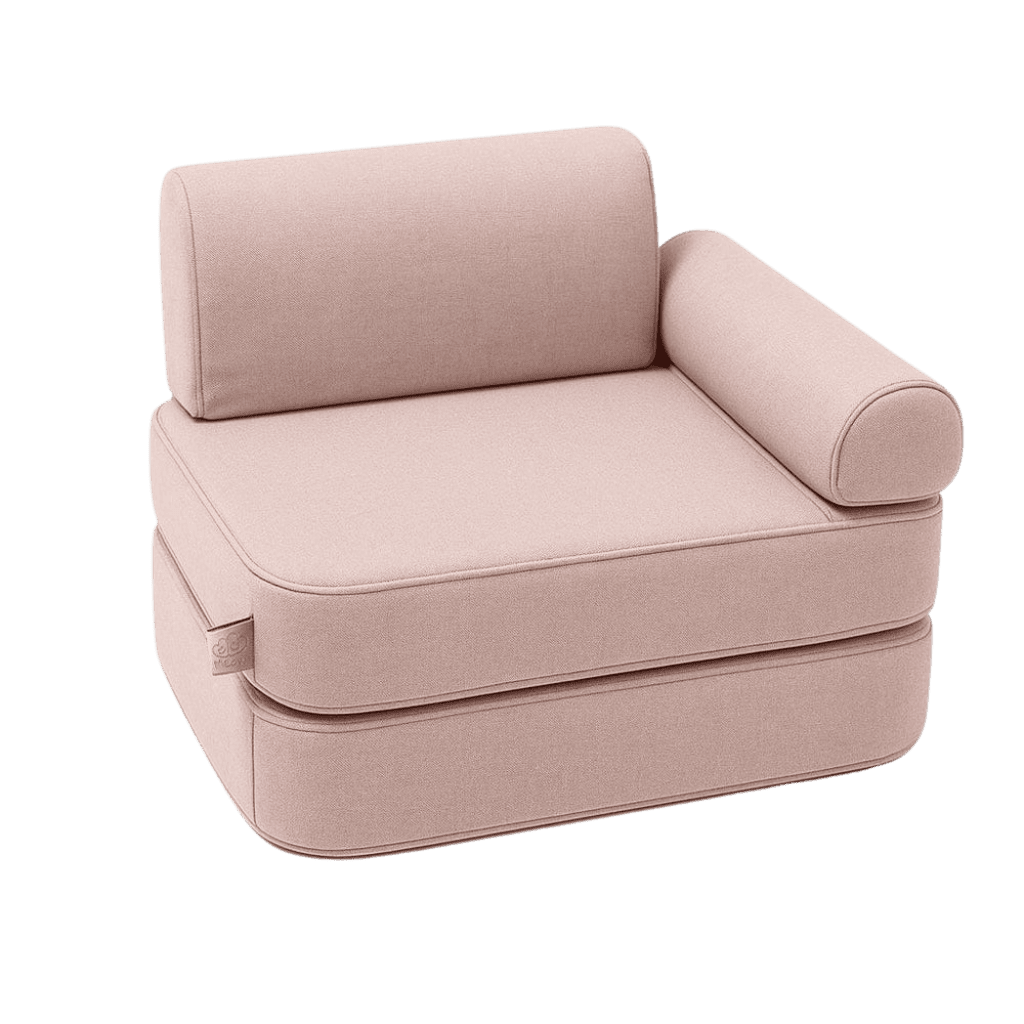 Outzy Mini sofá infantil para interior y exterior en rosa | Decoración Tinitto – Fabricación europea