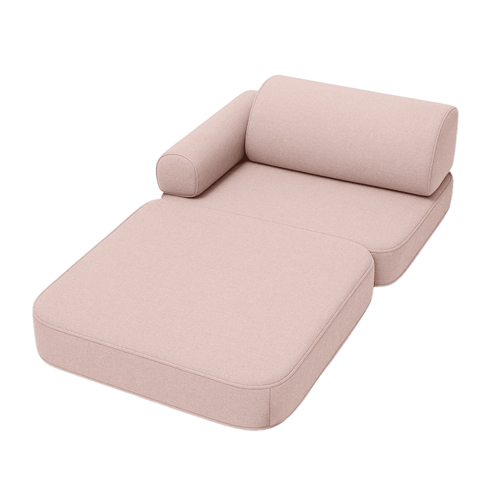 Outzy Mini sofá infantil interno/externo em veludo cotelê cinza escuro | Decoração Tinitto – Fabricação europeia