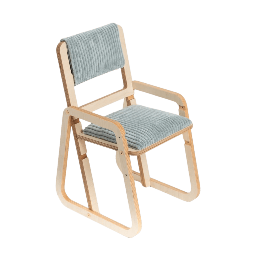 Chaise Évolutive Ergonomique "Julle" – 2 - 10 ans (Luula) - Menthe en | Motricidade Tinitto – Fabrication européenne