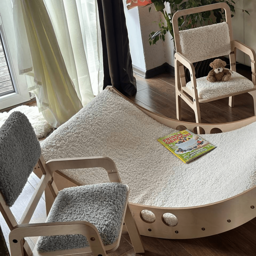 Chaise Évolutive Ergonomique "Luula" – 2 - 12 ans (Tissu Recyclé) - Cloud Mouse en | Decoração Tinitto – Fabrication européenne