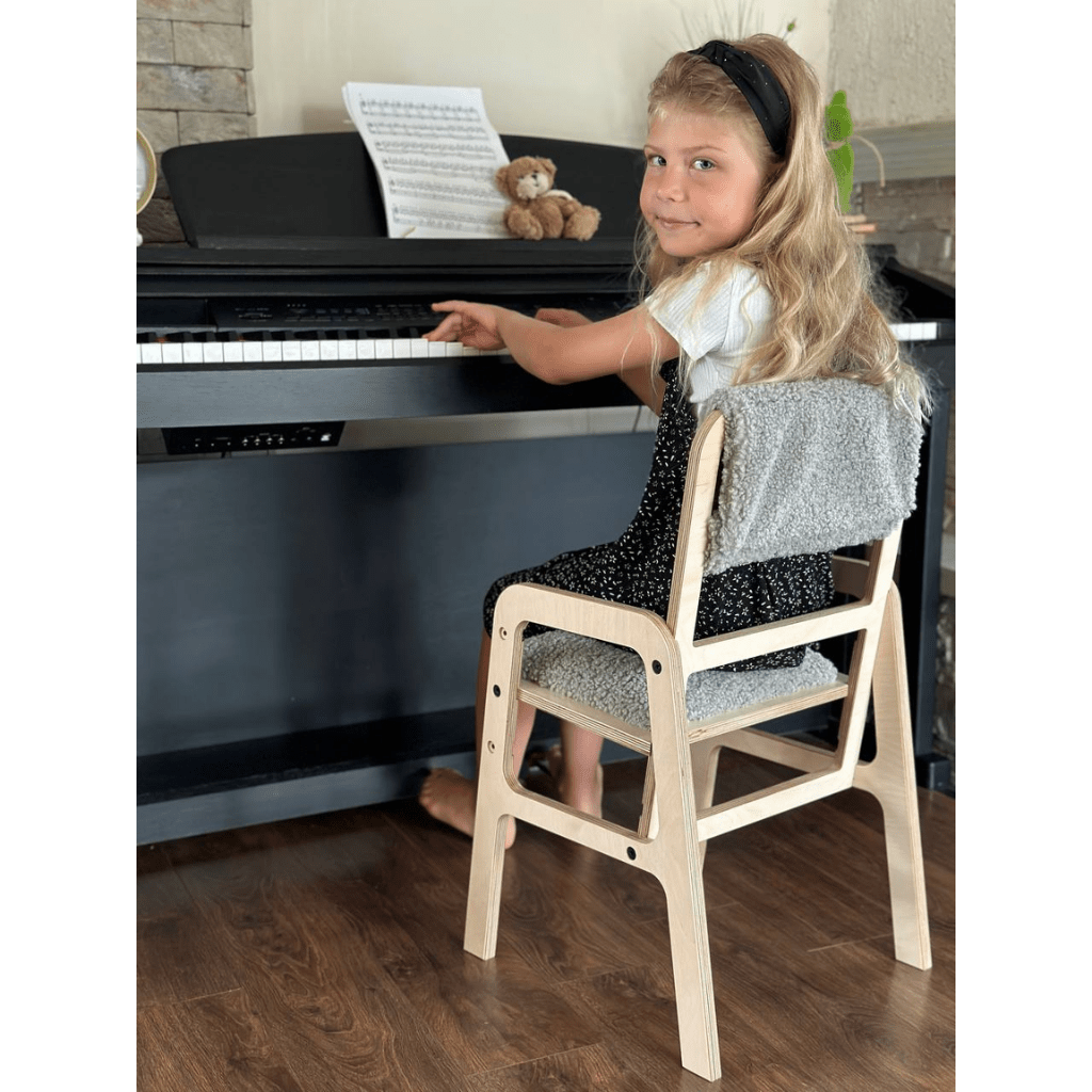 Chaise Évolutive Ergonomique "Luula" – 2 - 12 ans (Tissu Recyclé) - Cloud Mouse en | Decoração Tinitto – Fabrication européenne