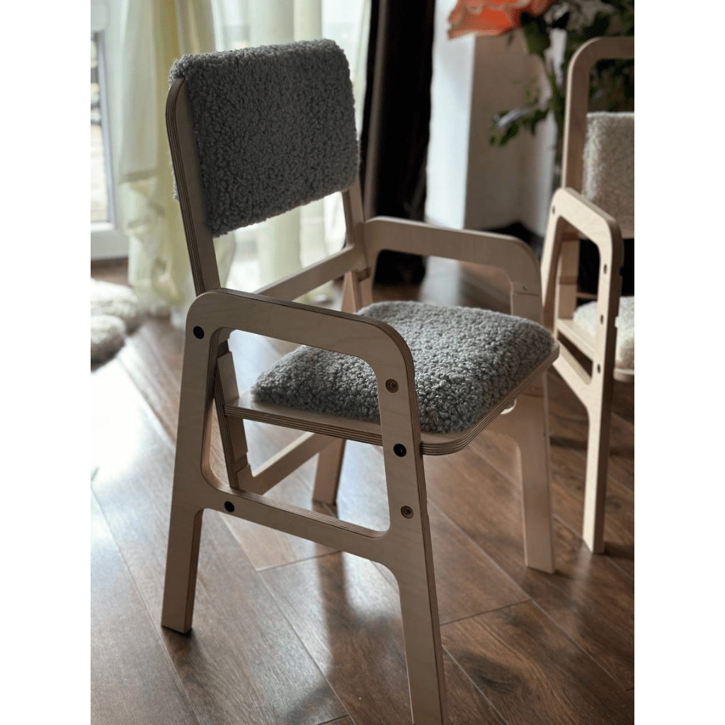 Chaise Évolutive Ergonomique "Luula" – 2 - 12 ans (Tissu Recyclé) - Cloud Mouse en | Decoração Tinitto – Fabrication européenne