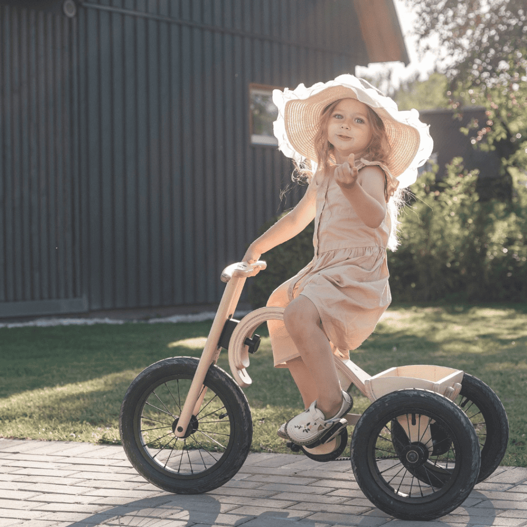 leg&go Bicicleta sin Pedales Escalable de Madera 3 en 1 - Bicicleta Infantil Ligera y Duradera | Motricidade Tinitto – Fabricación europea