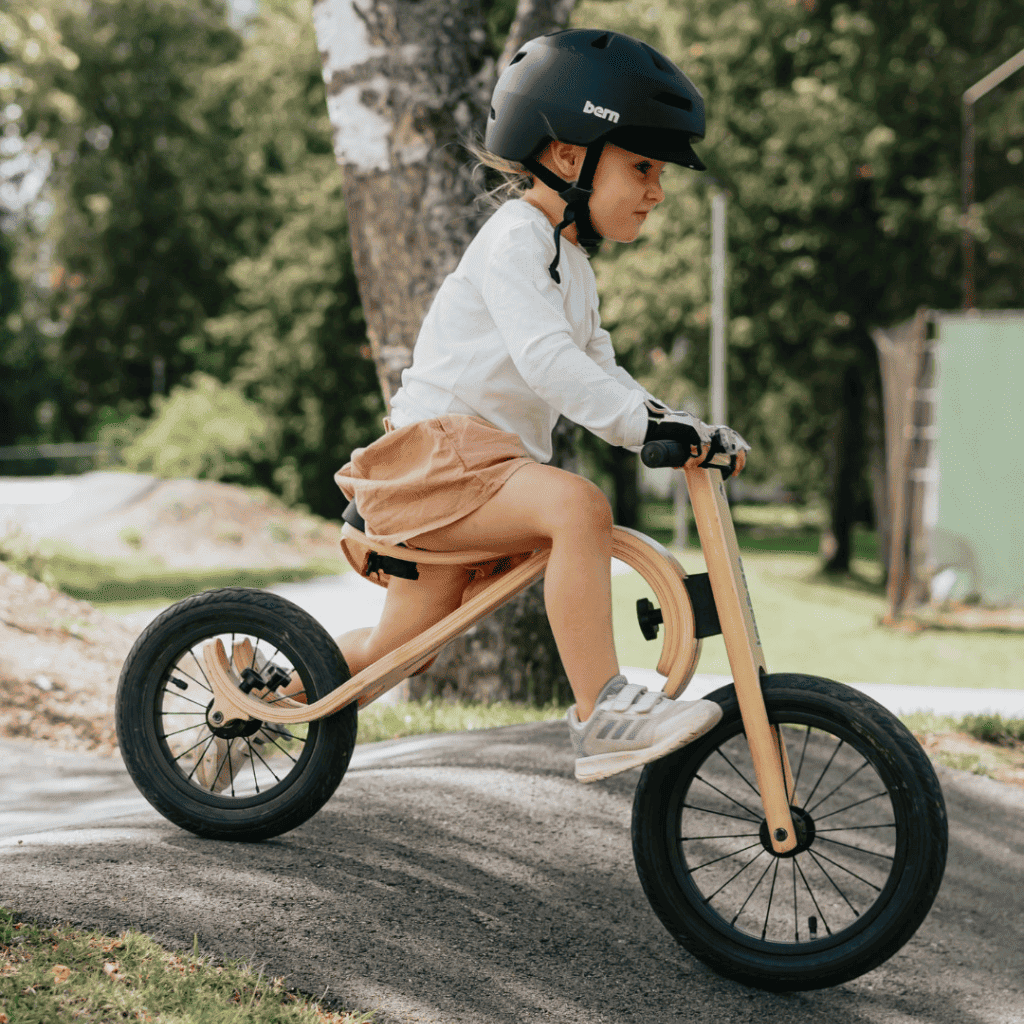leg&go Bicicleta sin Pedales Escalable de Madera 3 en 1 - Bicicleta Infantil Ligera y Duradera | Motricidade Tinitto – Fabricación europea