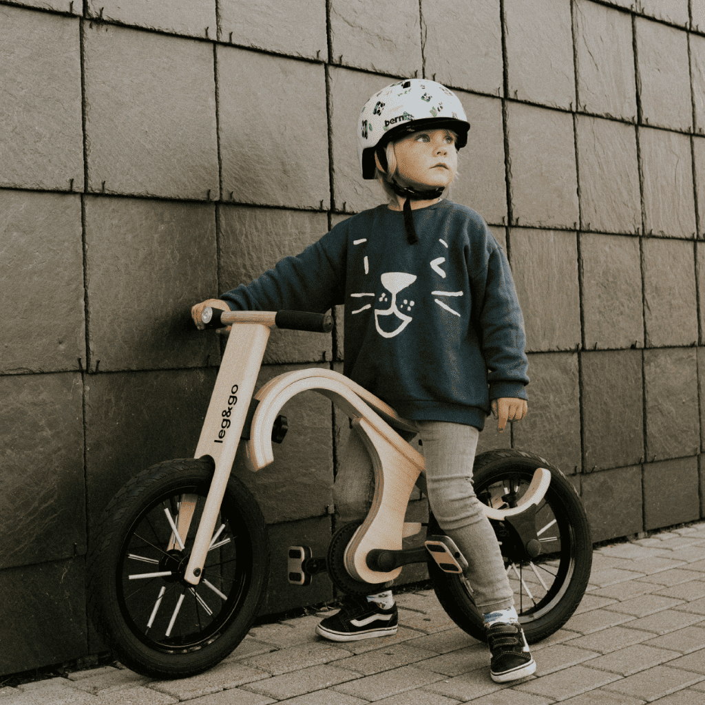 leg&go Bicicleta sin Pedales Escalable de Madera 3 en 1 - Bicicleta Infantil Ligera y Duradera | Motricidade Tinitto – Fabricación europea
