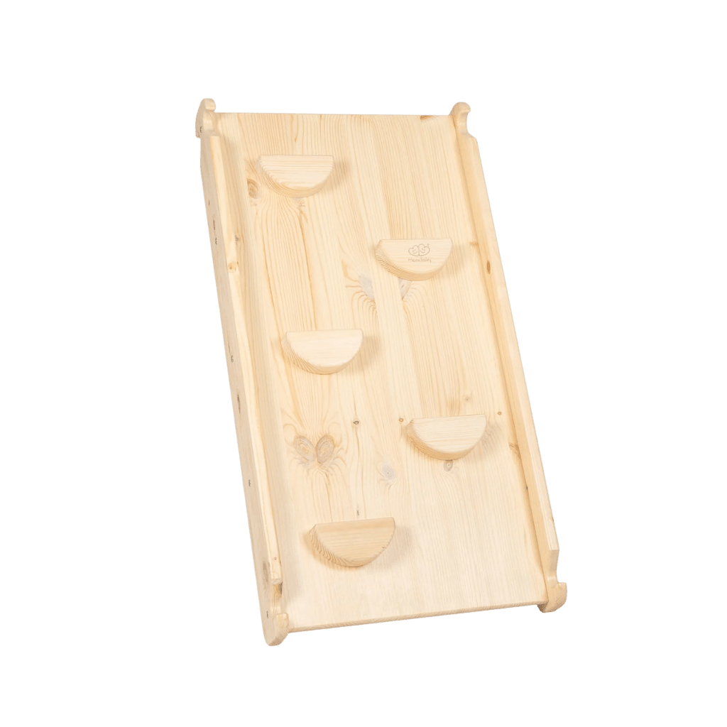 Escada Pikler com Corrediça - Parede de Escalada - Madeira Natural | Motricidade Tinitto – Fabricação europeia