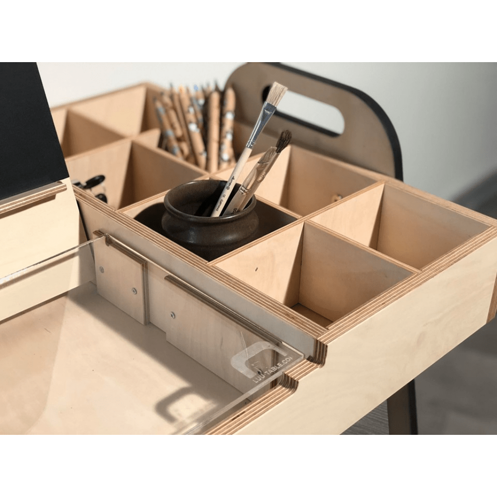 Ensemble Bureau & Chaise Évolutif "Julle" – Set Créatif & Sensoriel (2 - 10 ans) - Rose Framboise en | Decoração Tinitto – Fabrication européenne