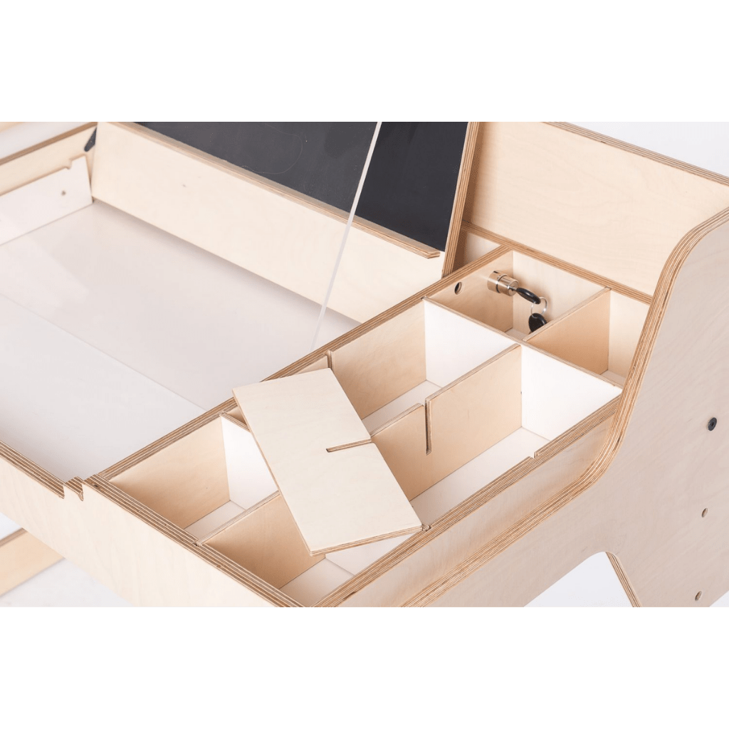 Ensemble Bureau & Chaise Évolutif "Julle" – Set Créatif & Sensoriel (2 - 10 ans) - Rose Framboise en | Decoração Tinitto – Fabrication européenne