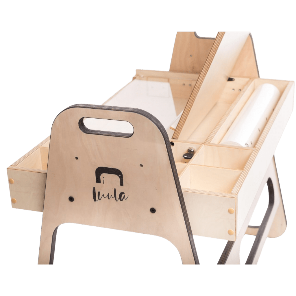 Ensemble Bureau & Chaise Évolutif "Julle" – Set Créatif & Sensoriel (2 - 10 ans) - Rose Framboise en | Decoração Tinitto – Fabrication européenne