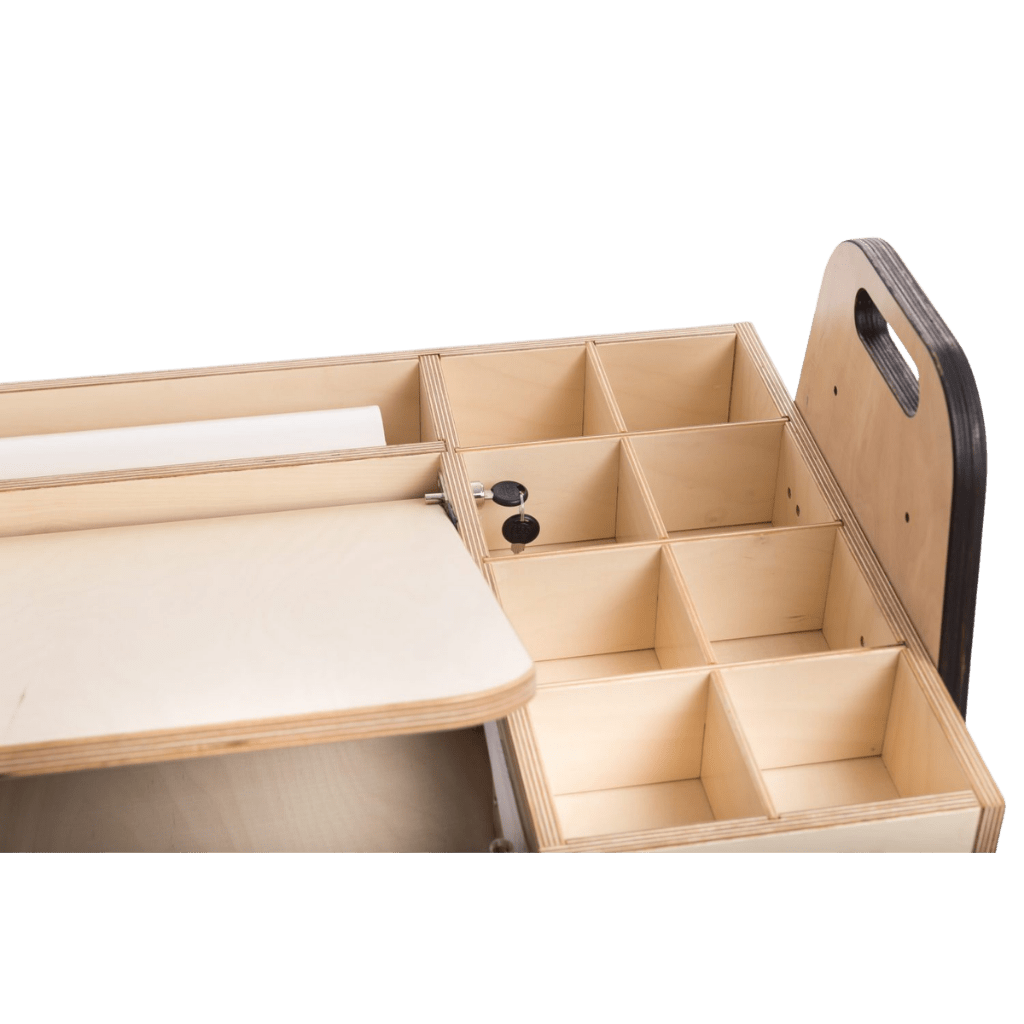 Ensemble Bureau & Chaise Évolutif "Julle" – Set Créatif & Sensoriel (2 - 10 ans) - Rose Framboise en | Decoração Tinitto – Fabrication européenne