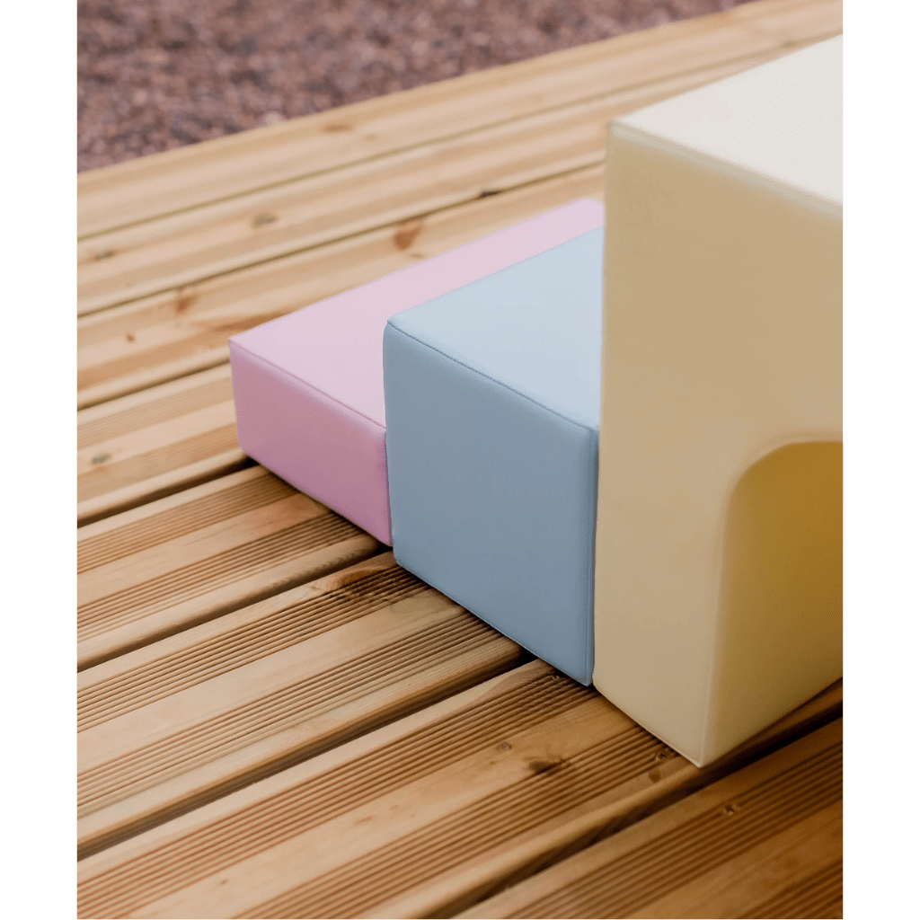 Juego de 10 bloques de espuma Soft Play - Pastel en | Motricidade Tinitto – Fabricación europea