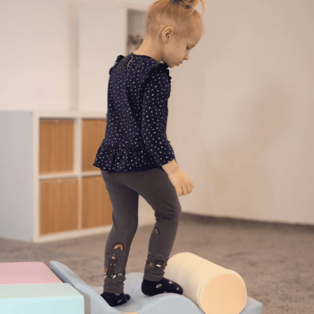 Juego de 6 bloques de espuma Soft Play - Pastel claro en | Motricidade Tinitto – Fabricación europea