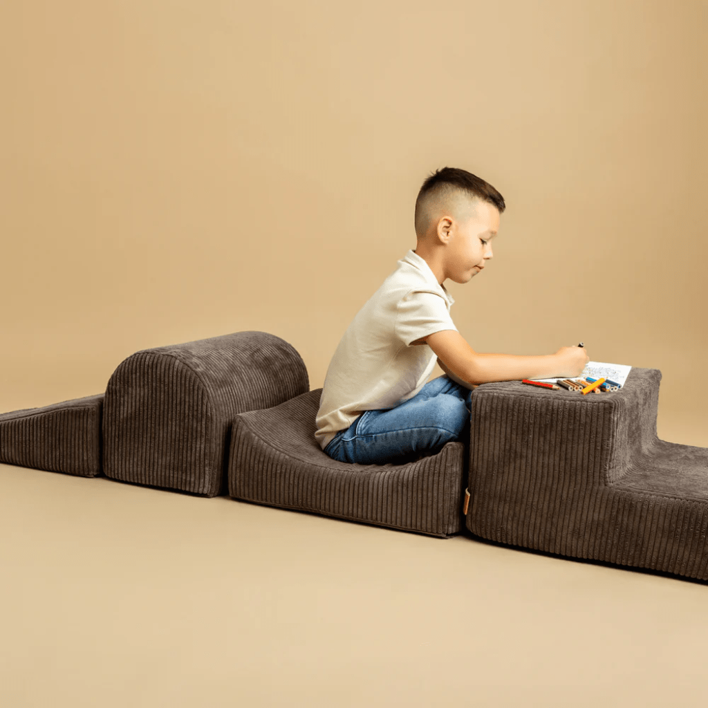 Conjunto de jogos com Piscina de bolas - Turquesa e Pérola Branca em | Motricidade Tinitto – Fabricação europeia