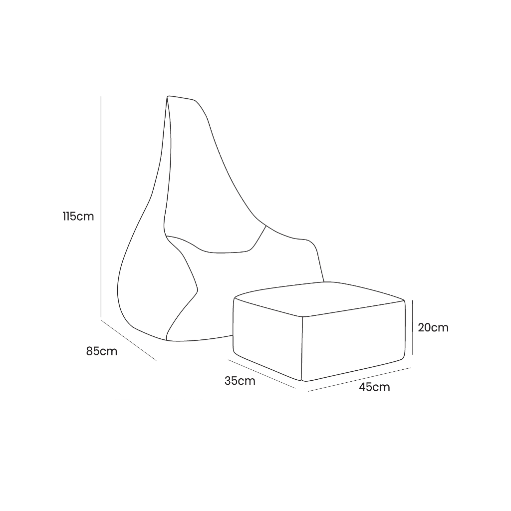 Ensemble Pouf & Repose - pieds "Tearo" In/Out – MeowBaby - Rose en | Conforto Tinitto – Fabrication européenne