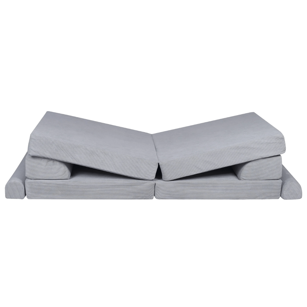 Sofá Grande Slimcord Premium - Cinza em | Decoração Tinitto – Fabricação europeia