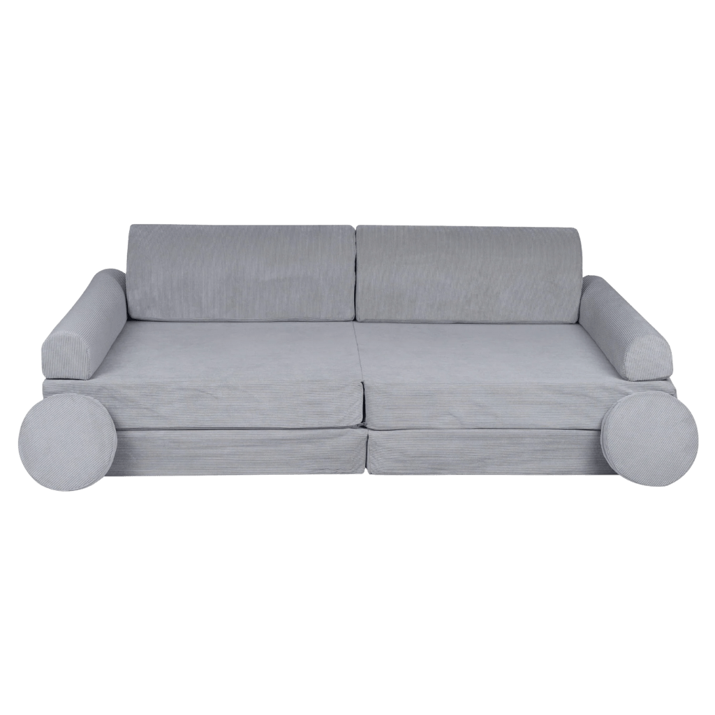 Sofá grande Slimcord Premium - Gris in | Decoración Tinitto – Fabricación europea