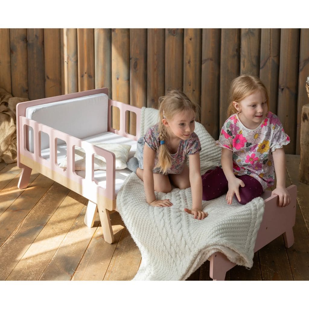 Cama infantil convertible con almacenamiento - Desde bebé hasta junior en OliveDrab | muebles Tinitto – Fabricación europea
