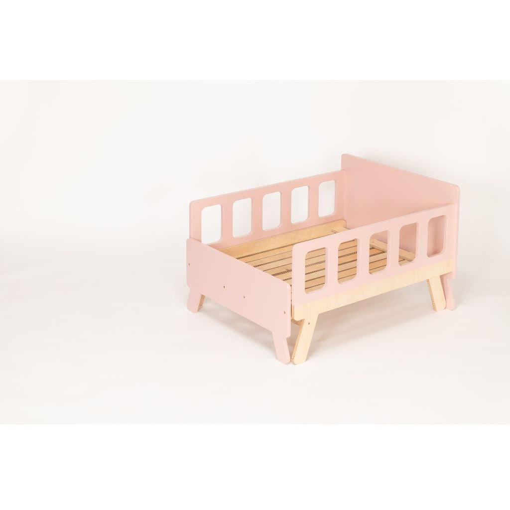 Cama infantil convertible con almacenaje - De bebé a junior en blanco | muebles Tinitto – Fabricación europea