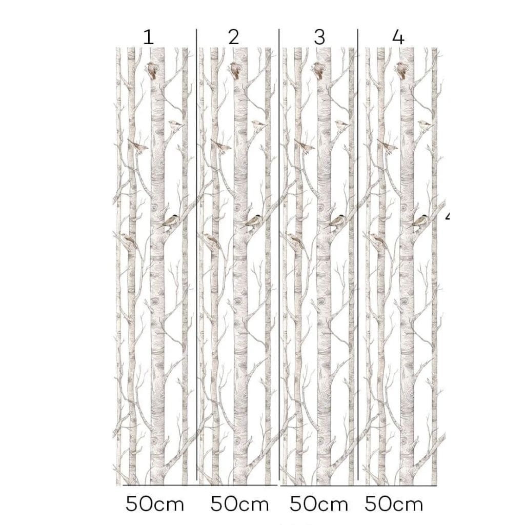 Floresta de Bétula Papéis de Parede | móveis Tinitto – Fabricação europeia