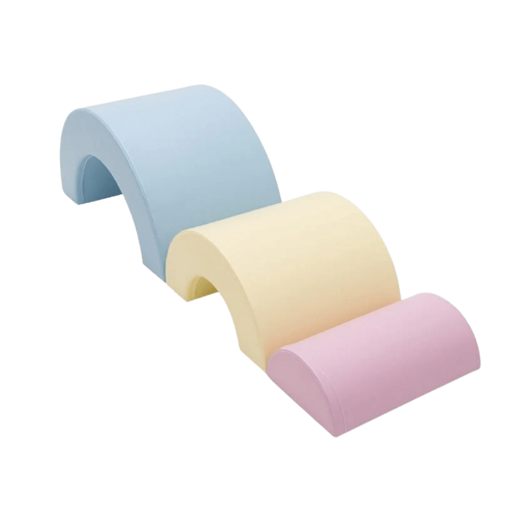 Parcours de Motricité "Rainbow" – Set Complet (9 - 60 mois) - Light Pastel en | Motricidade Tinitto – Fabrication européenne