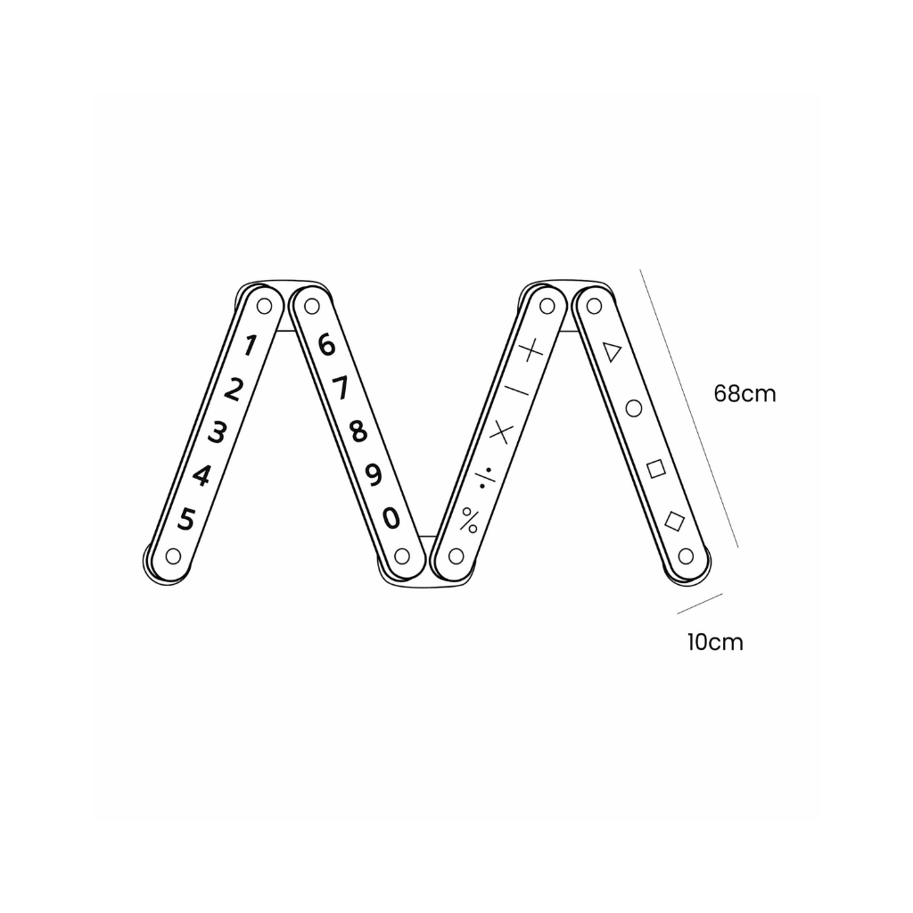 Parcours d'Équilibre et Sensoriel Montessori - 6 Éléments en Noir | Motricidade Tinitto – Fabrication européenne