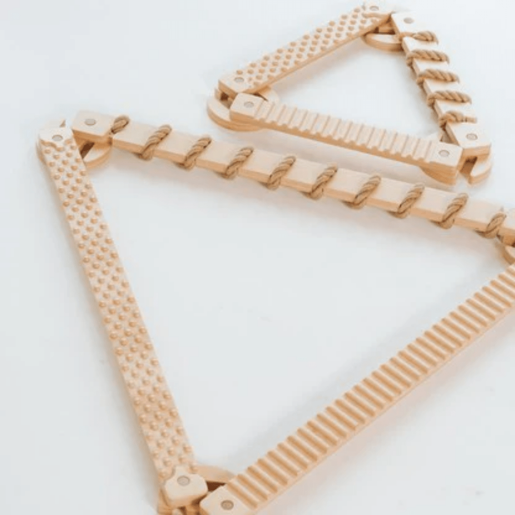 Parcours d'Équilibre Montessori TIPITOO® - Mini Corde de jute en Blanc | Motricidade Tinitto – Fabrication européenne