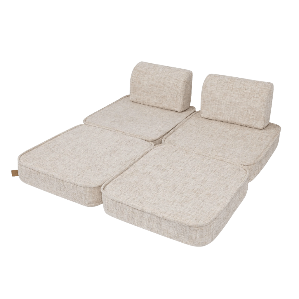 Sofá Modular Pequeño para Niños - Tangle Marshmellow Beige en | Decoración Tinitto – Fabricación europea