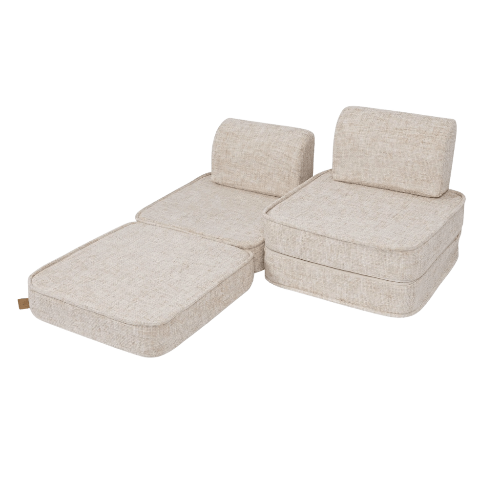 Sofá Modular Pequeño para Niños - Tangle Marshmellow Beige en | Decoración Tinitto – Fabricación europea