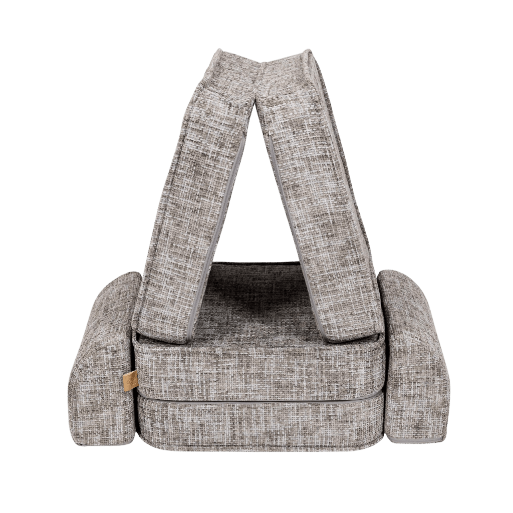 Sofá modular pequeno para crianças - Tangle Moon Grey in | Decoração Tinitto – Fabricação europeia