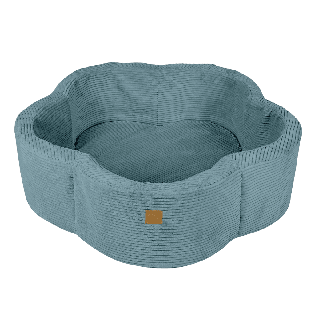 Piscina de bolas Flor - Turquesa em | Motricidade Tinitto – Fabricação europeia