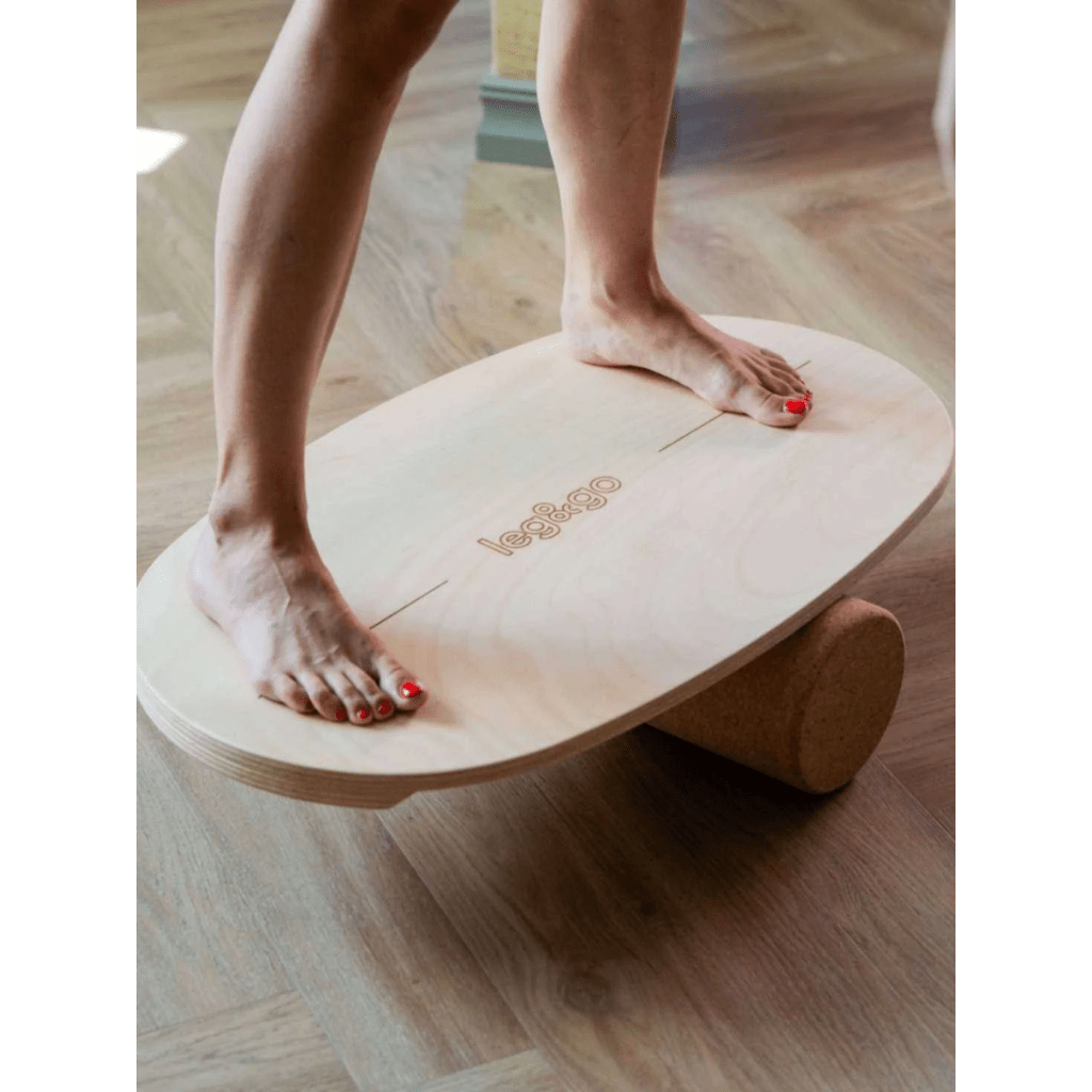 Planche d'Équilibre "Surf" – Set Fitness & Motricité (leg&go) - Logo centré en | Motricidade Tinitto – Fabrication européenne