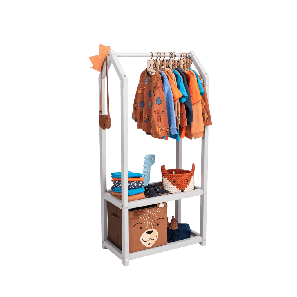 Perchero con forma de casa en gris | Decoración Tinitto – Fabricación europea