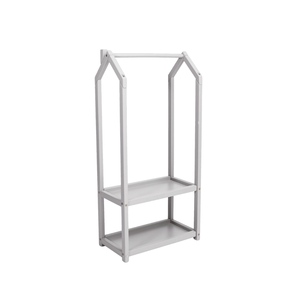 Perchero con forma de casa en gris | Decoración Tinitto – Fabricación europea
