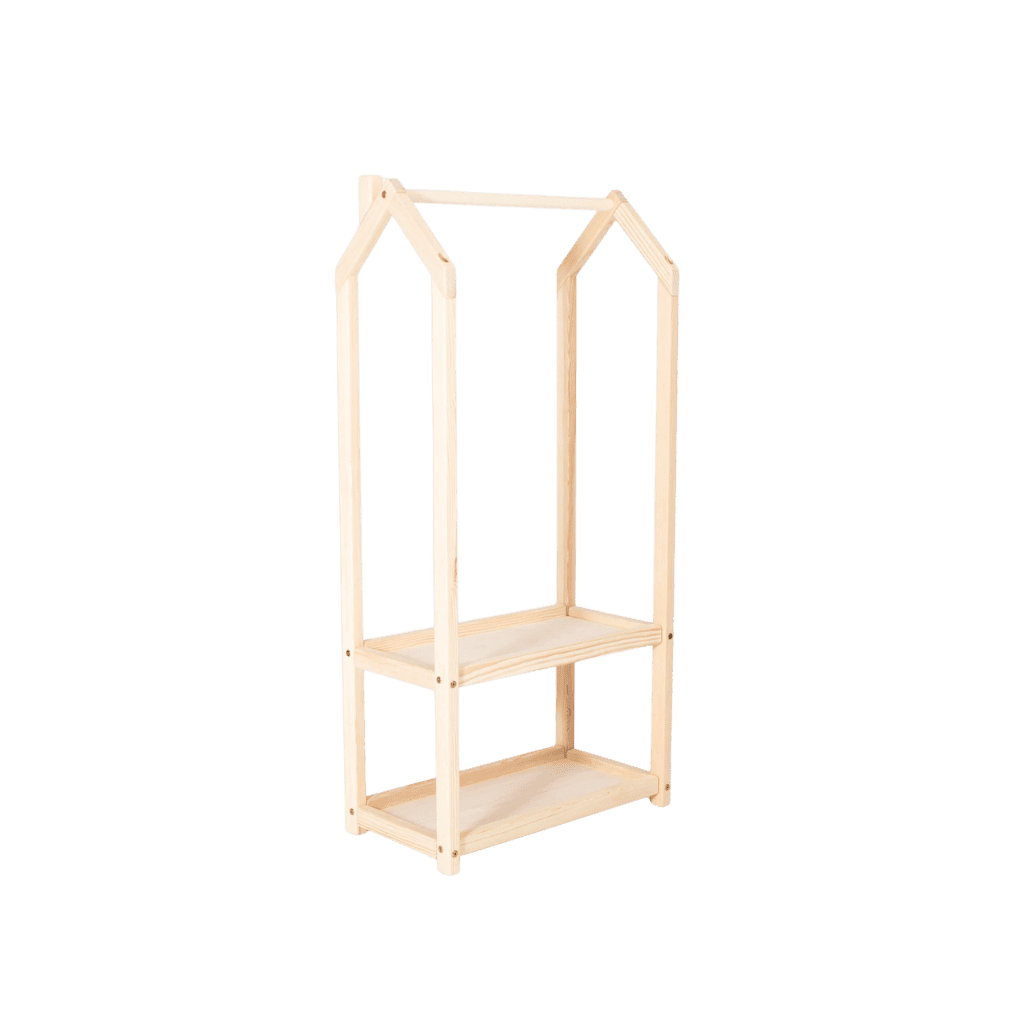 Perchero con forma de casa en gris | Decoración Tinitto – Fabricación europea